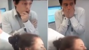 Megrémült az apuka felesége szülése közben Megrémült az apuka felesége szülése közben