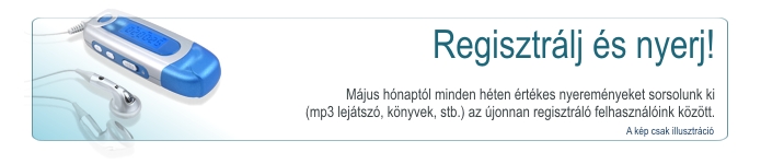 Regisztrálj most és nyerj!