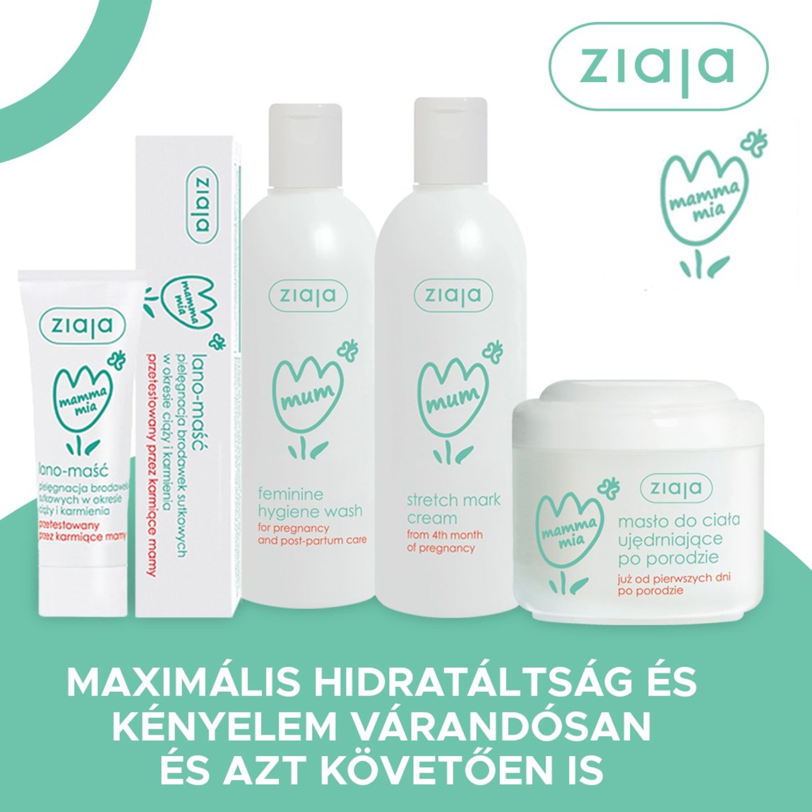 SZAKÉRTŐ ÁPOLÁS A VÁRANDÓSSÁG IDEJÉN A ZIAJA TERMÉKEKKEL(X)